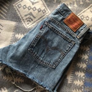 Levi’s wedgie fit denim shorts